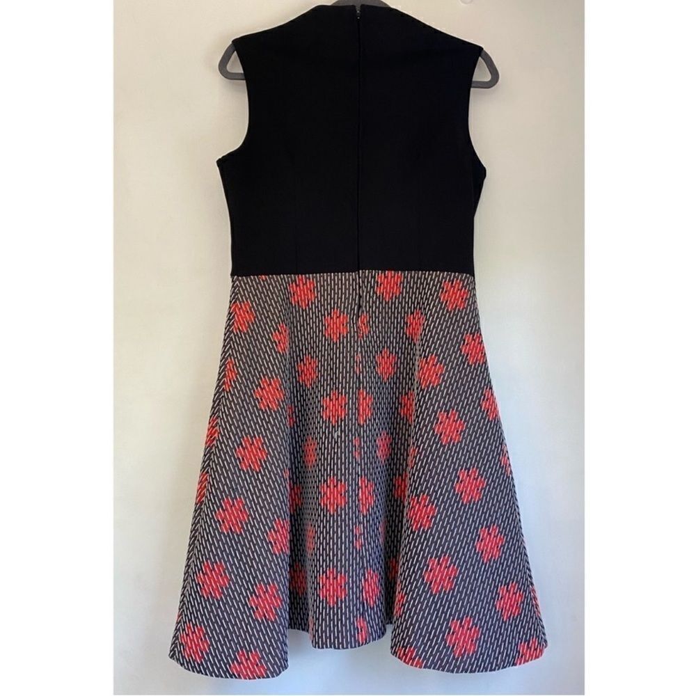 Vintage Handmade One of a Kind 1960s 1970s Mod Mock Neck Floral Print GoGo Dress - Picture 4 of 11